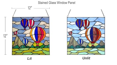 PA0002 Stained Glass Hanging Panel