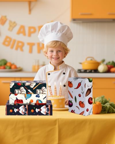 12 Sheets Chef Cooking Wrapping Paper (12 Count)
