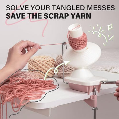 Yarn Winder Ball Winder for Crocheting Yarn Spinner for Knitting