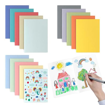 16 Pack Blank Notebook Journals Bulk