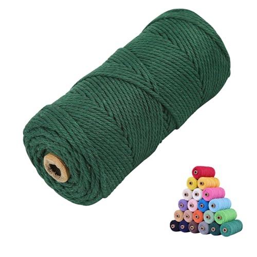 Natural Macrame Cord 2mm x 219yards Colored Macrame Cord Macrame Cotton Cord