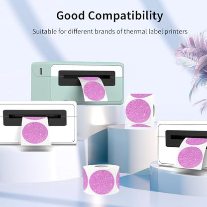 1.5" Holographic Direct Thermal Label Stickers