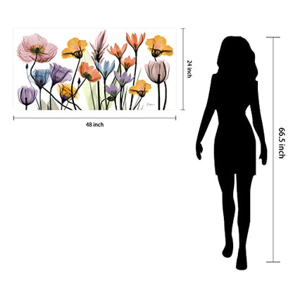 Frameless Free Floating Tempered Glass Panel Graphic Wall Art Ready to Hang