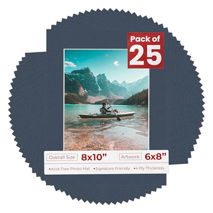 6x8 Mat for 8x10 Frame (25 Count)