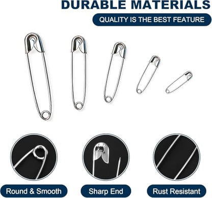 520 Pack Safety Pins (520 Count)