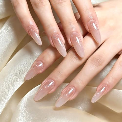3Pcs Moonlight White Pearl Chrome Nail Powder