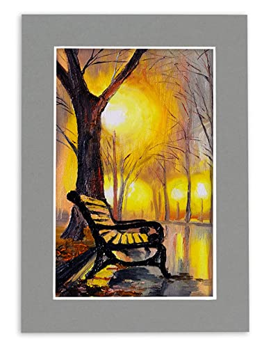 Pack of Ten 8.5x11 Mats Bevel Cut for 7x9 Photos (10 Count)