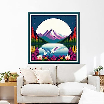Cross Stitch Kits for Beginners Stamped Cross