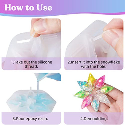 Christmas Resin Molds (6 Count)