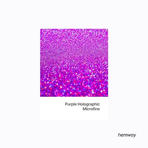 Resin Glitter Purple Holographic 100g Microfine (3.5 Ounce)