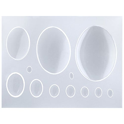 Oval Cabochon Resin Epoxy Silicone Mold