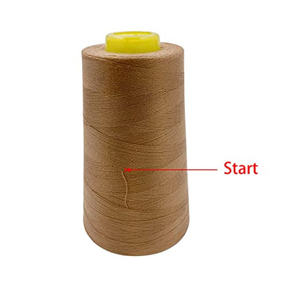 4 Cones of 3000 Yards Each Spool Thread for All Purpose (36000 Foot)