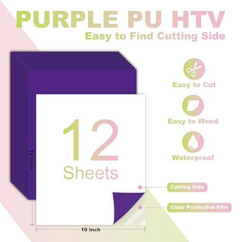 Purple PU Heat Transfer Vinyl