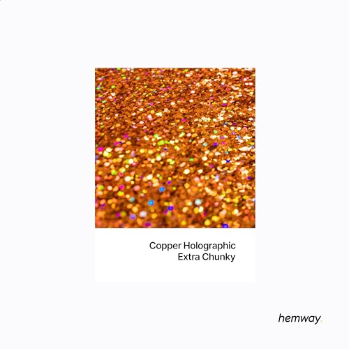 Resin Glitter Copper Holographic 100g Extra Chunky (3.5 Ounce)