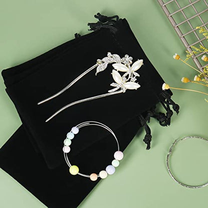 20pcs velvet bags with drawstrings (20 Count)
