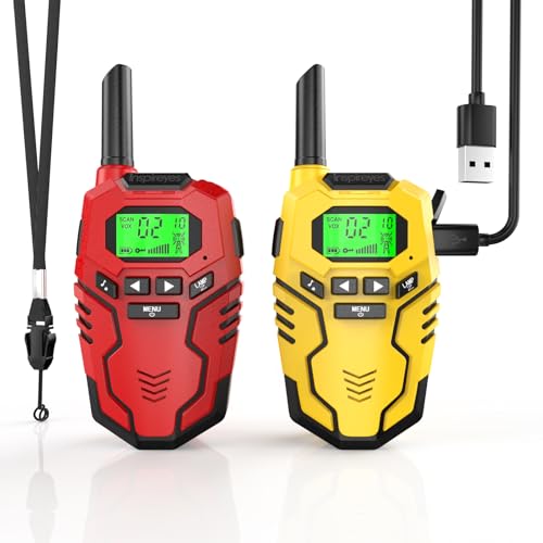 Walkie Talkies for Kids Rechargeable Long Range 2 Way Radios (2 Count)