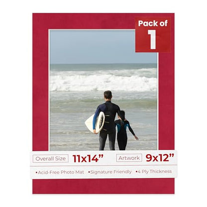 11x14 Mat Bevel Cut for 9x12 Photos