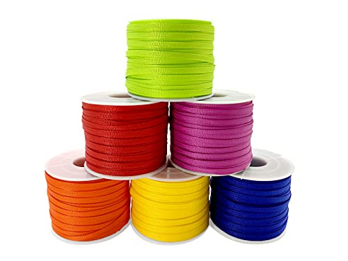 1 8" x 720yd Satin Grosgrain Ribbon Assorted (2340 Foot)