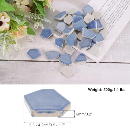 500g 1.1LB Irregular Ceramics Mosaic Tiles