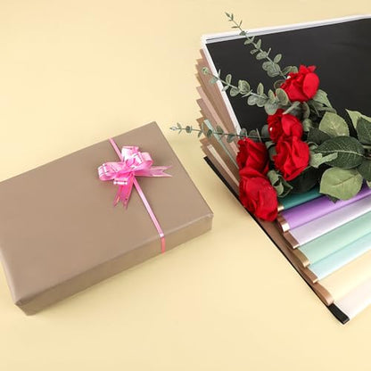 20 Sheets Flower Waterproof Wrapping Paper (20 Count)