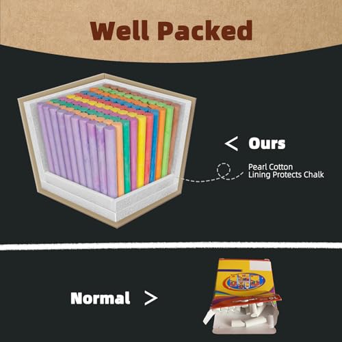 Colored Chalk 100PCS (100 Count)