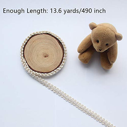Braid Trim Ivory 1 (40.8 Foot)