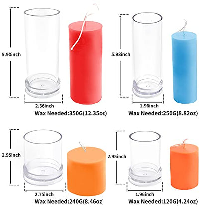 Cylinder Candle Mold Set
