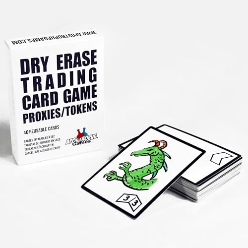 Dry Erase Trading Card Game Tokens (40 Count)