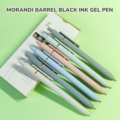 Gel Pens 6 Pcs Black Ink Pens for Women (6 Count)