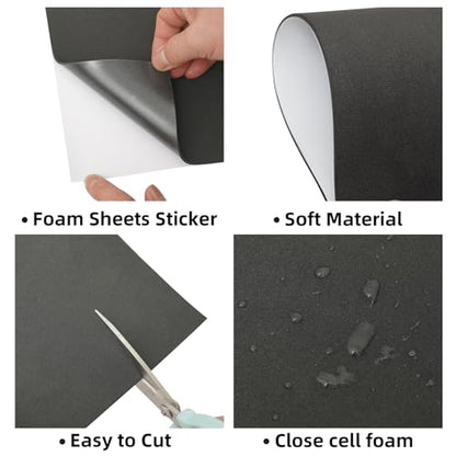 3mm Self Adhesive Foam Sheets Crafts (10 Count)