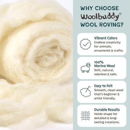Wool Roving Kit for Needle Felting