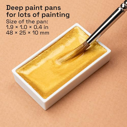 Professional Metallic Watercolor Paint Set for Adults