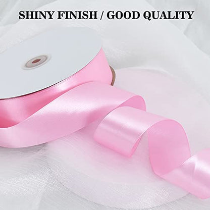 100 Yard Pink Satin Ribbon 1 (300 Foot)