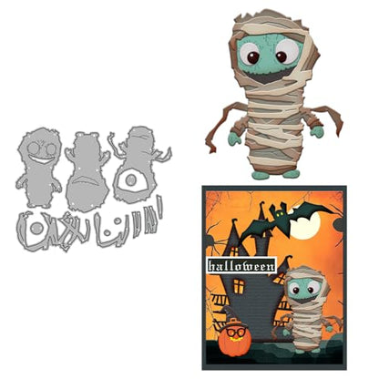Halloween Clear Silicone stampReusable Stamp with Pumpkins
