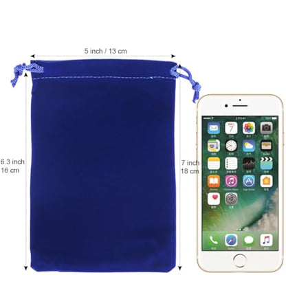 20pcs Velvet Bags 5x7 in for Jewelry Gift Packaging (20 Count)