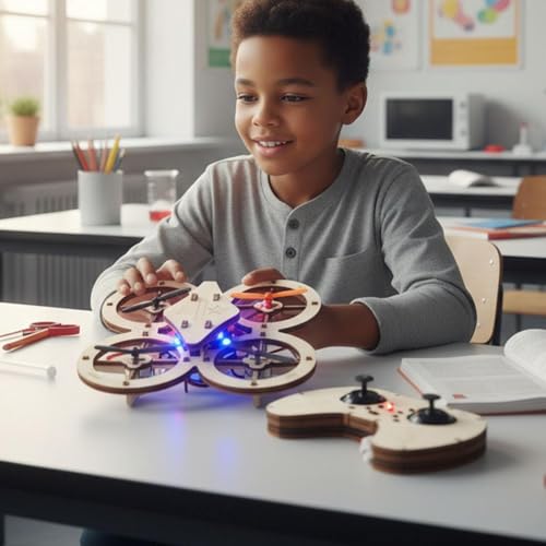 DIY Wooden Drone Model Kit