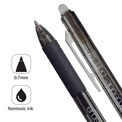 Retractable Erasable Gel Pens Clicker (6 Count)
