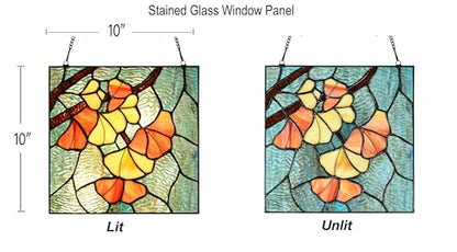 PA0005 Tiffany Style Stained Glass Window Panel