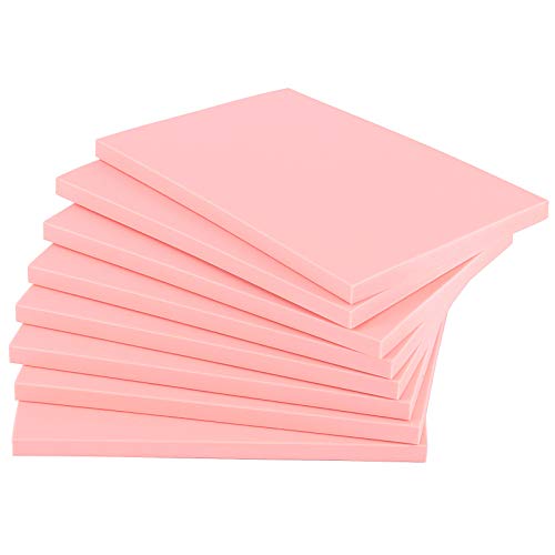 20 Count 4 x 6 Inch Pink Soft Rubber Carving Blocks