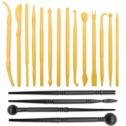 18 Pack Pottery Clay Tool Kit (18 Count)