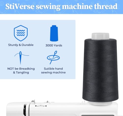 3000 Yards Navy Blue Sewing Thread (36000 Foot)