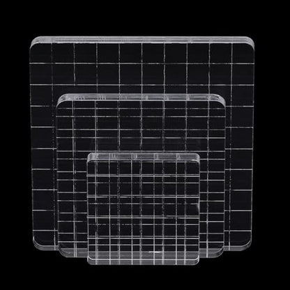 3Pcs Clear Stamp Blocks Set (3 Count)