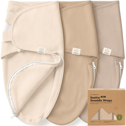 Newborn Swaddles with Zippers (3 Count)