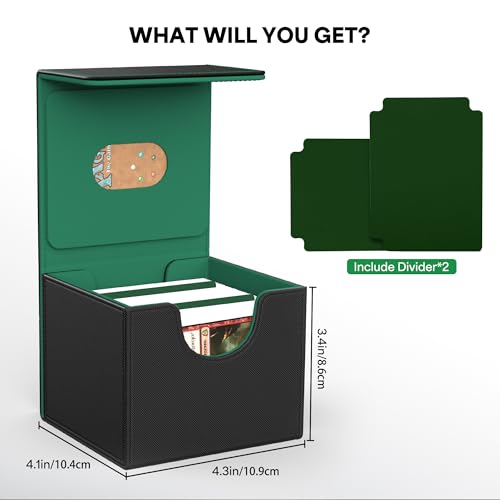 MTG Commander Deck Box Holds 110+ Double Sleeved Cards