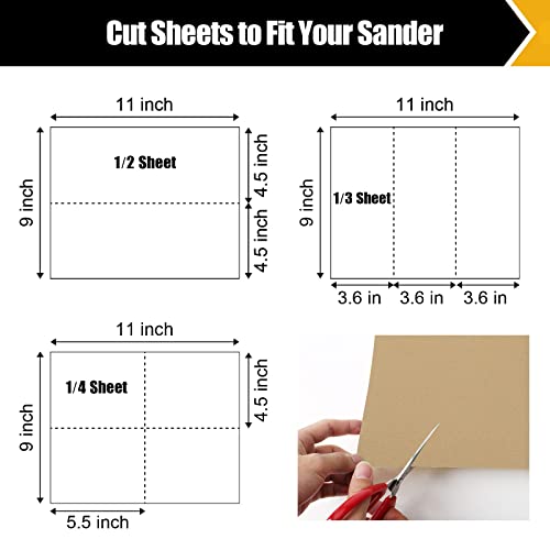 400 Grit Sand Paper 9" x 11" (10 Count)