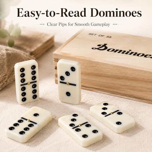Double Nine Dominoes for Adults