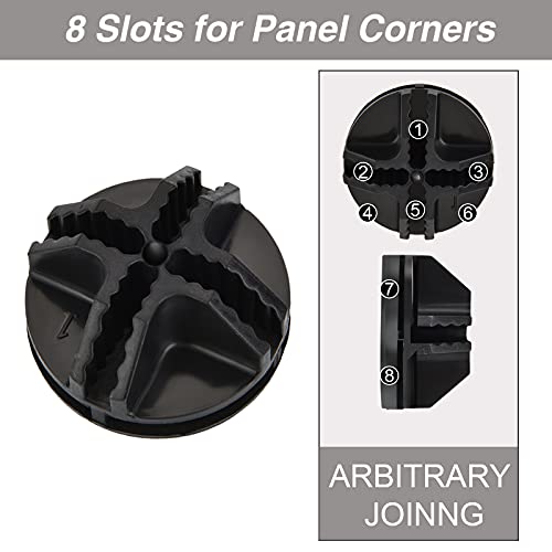 48 Pieces Cube Connectors Plastic Storage Wire Cube Organizer ABS Connectors for Modular Closet Storage Organizer and Wire Shelf (48 Count)