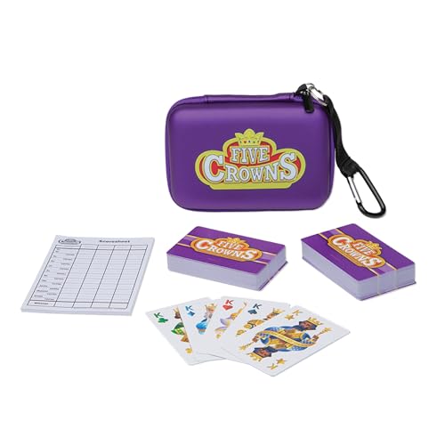 Five Crowns Travel Case Rummy Style Card Game for Kids