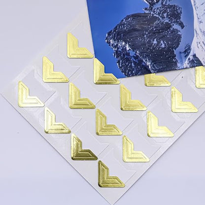 240 Pieces Photo Corners Self Adhesive Photo Corner Stickers