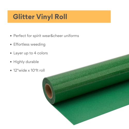 Green Glitter HTV Roll